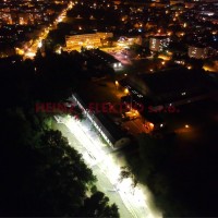 venkovní osvětlení vodního kanálu - Loděnice SKUP Olomouc